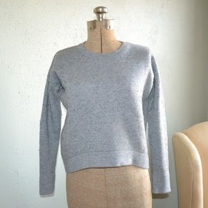 LuluLemon Cropped Sweater Light Gray